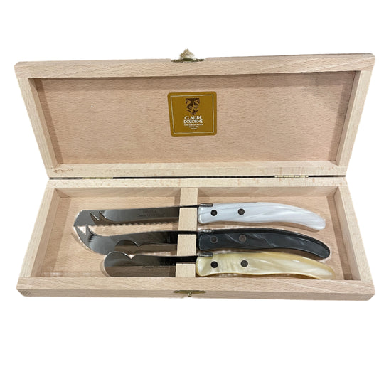 Neutral Tones Claude Dozorme Knife Set