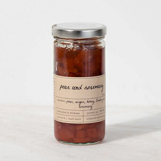 Pear and Rosemary Preserves