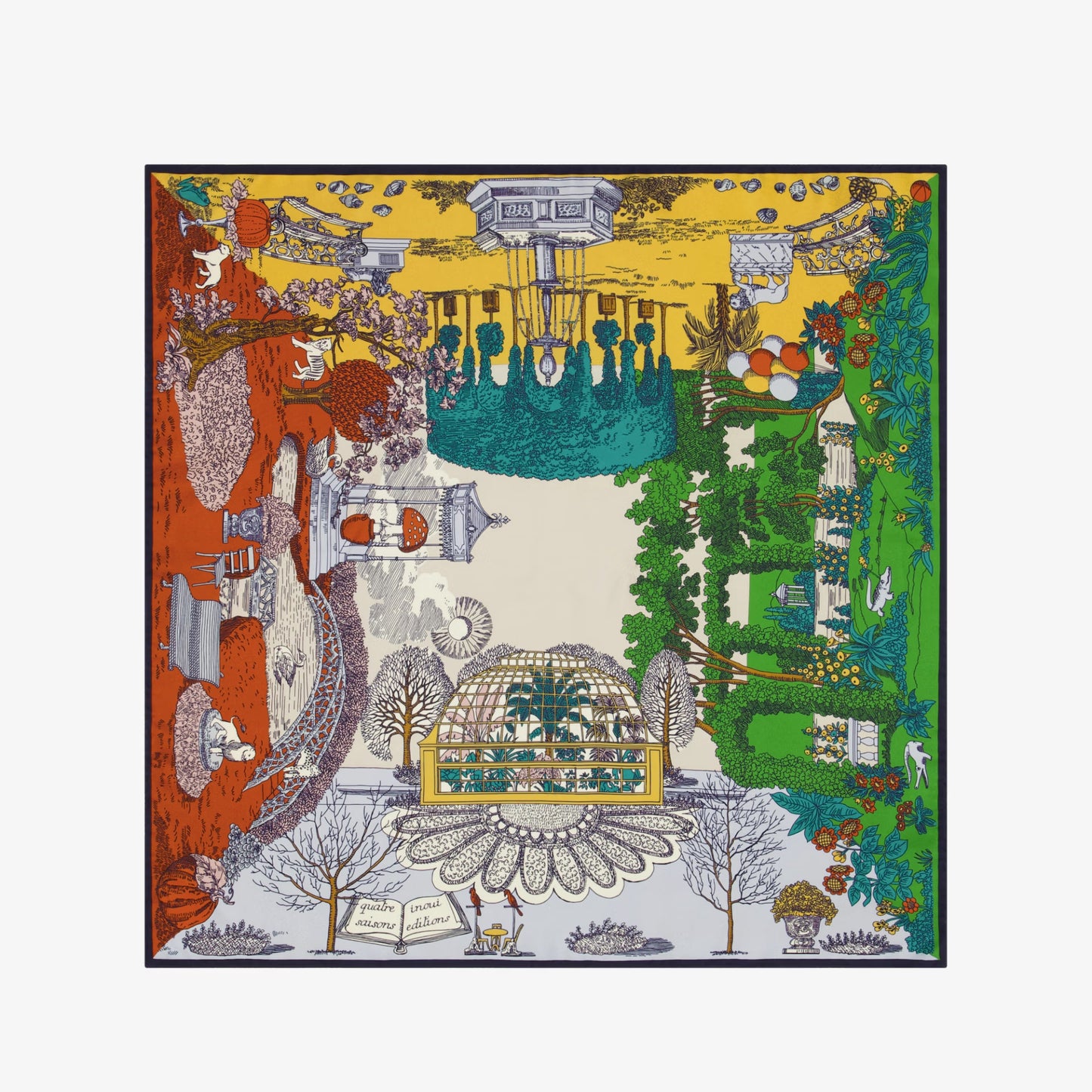 Quatre Seaisons Scarf in Autumn