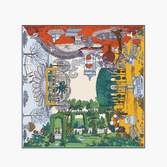 Quatre Saisons Square Scarf in Natural