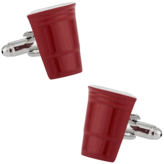 Red Solo Cups Cufflinks