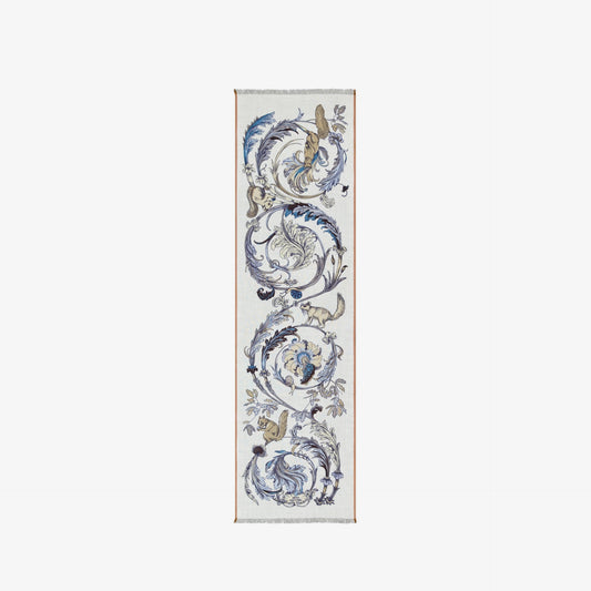 Rococo White Scarf