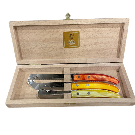 Sunset Tones Claude Dozorme Knife Set