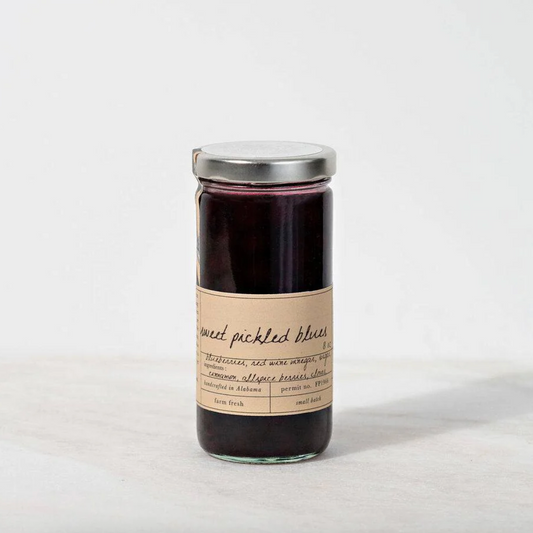 Sweet Pickled Blueberries