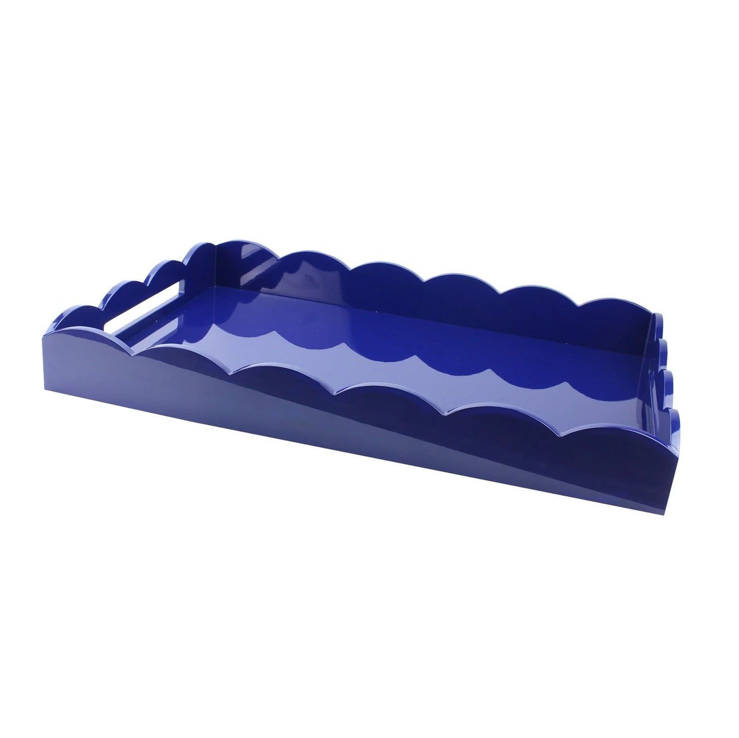 Scallop Ottoman Rectangle Tray