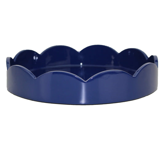 Small Round Scallop Round Tray