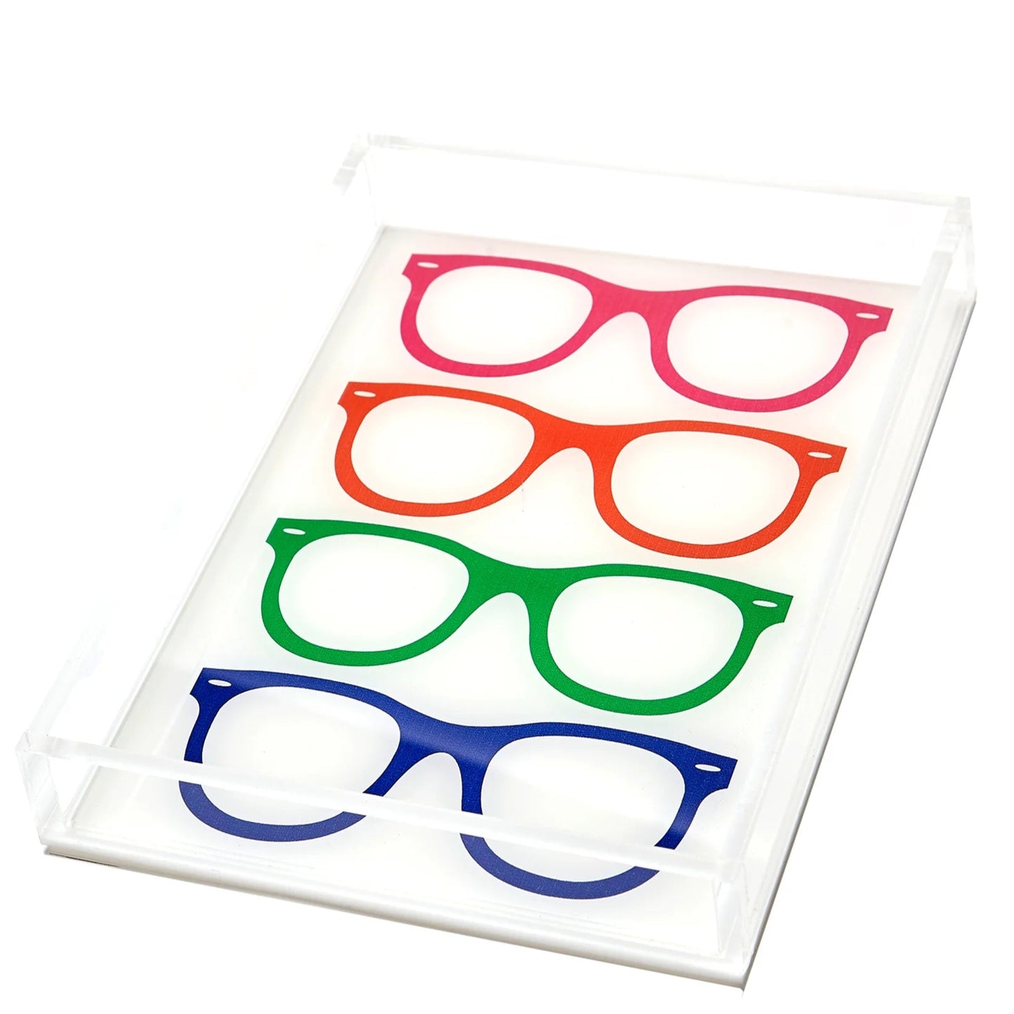 Glasses Lucite Tray