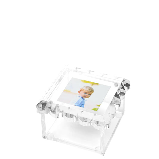 Square Scallop Photo Box