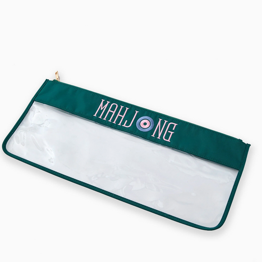 Teal Mahjong Bag