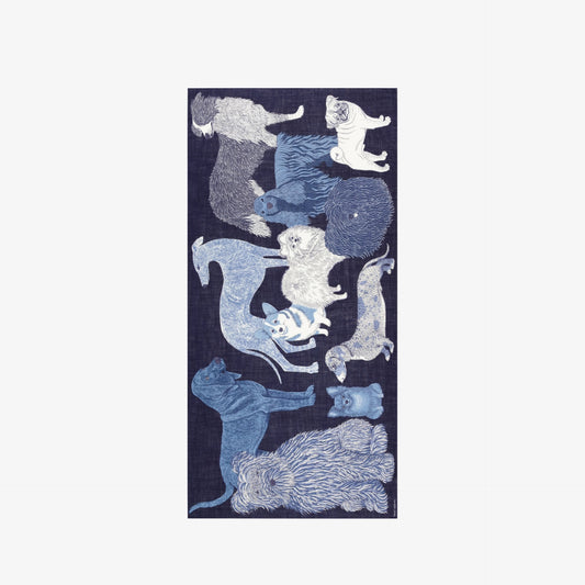 Toutou Scarf in Navy