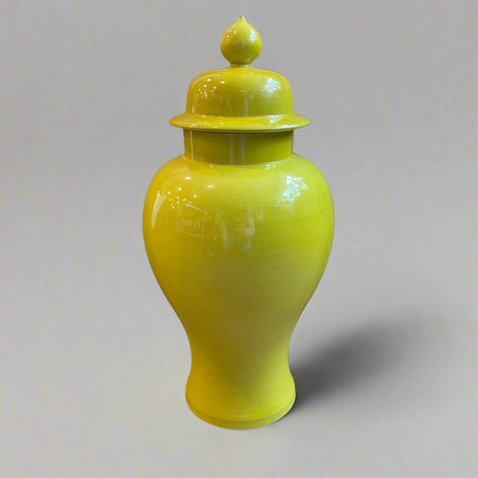 Vintage Chartreuse Ginger Jar