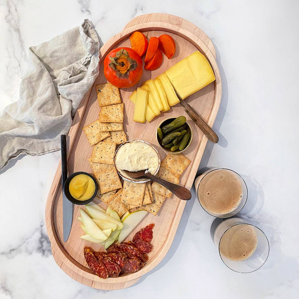 Maple Oval Serving Tray