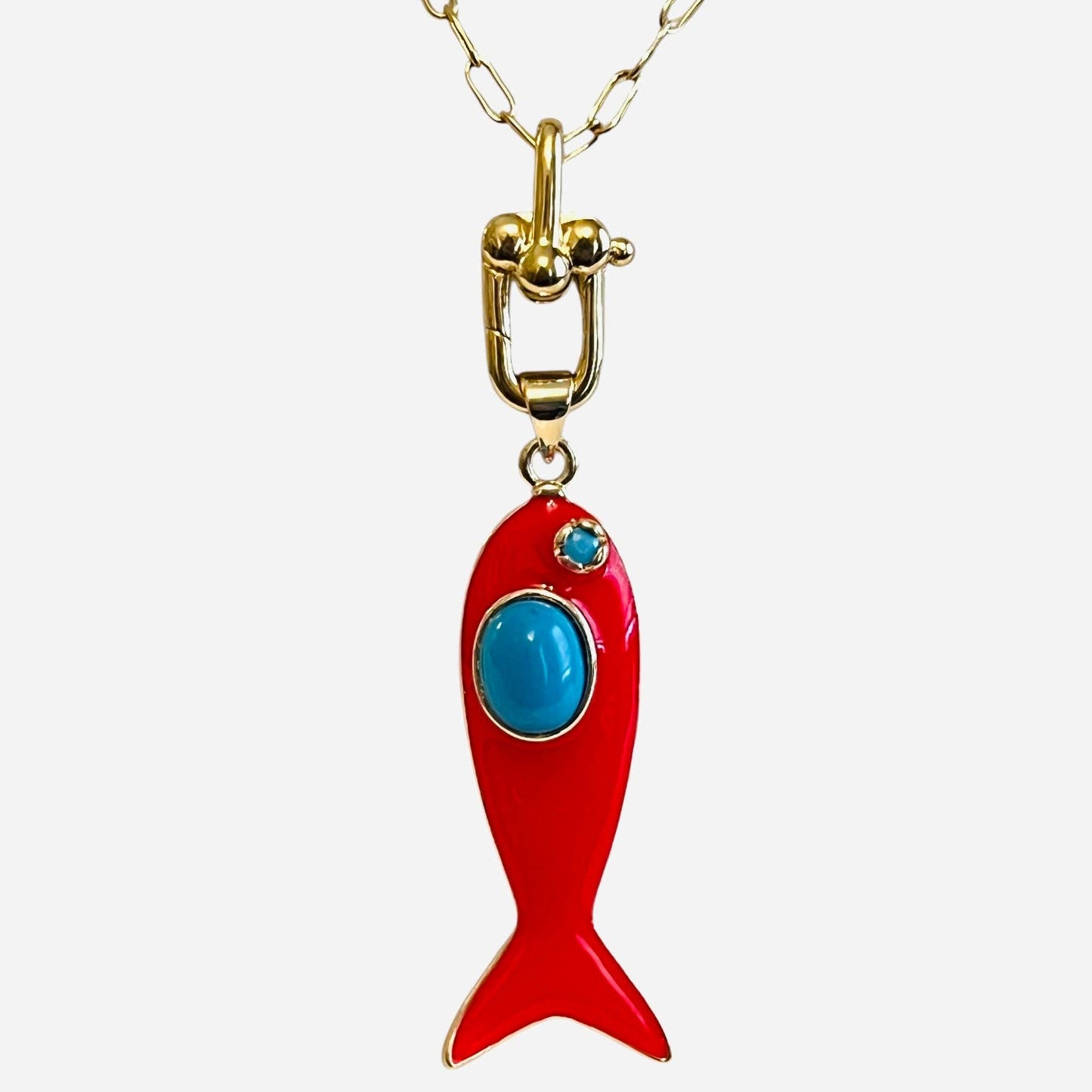 Go Fish Pendant Necklace