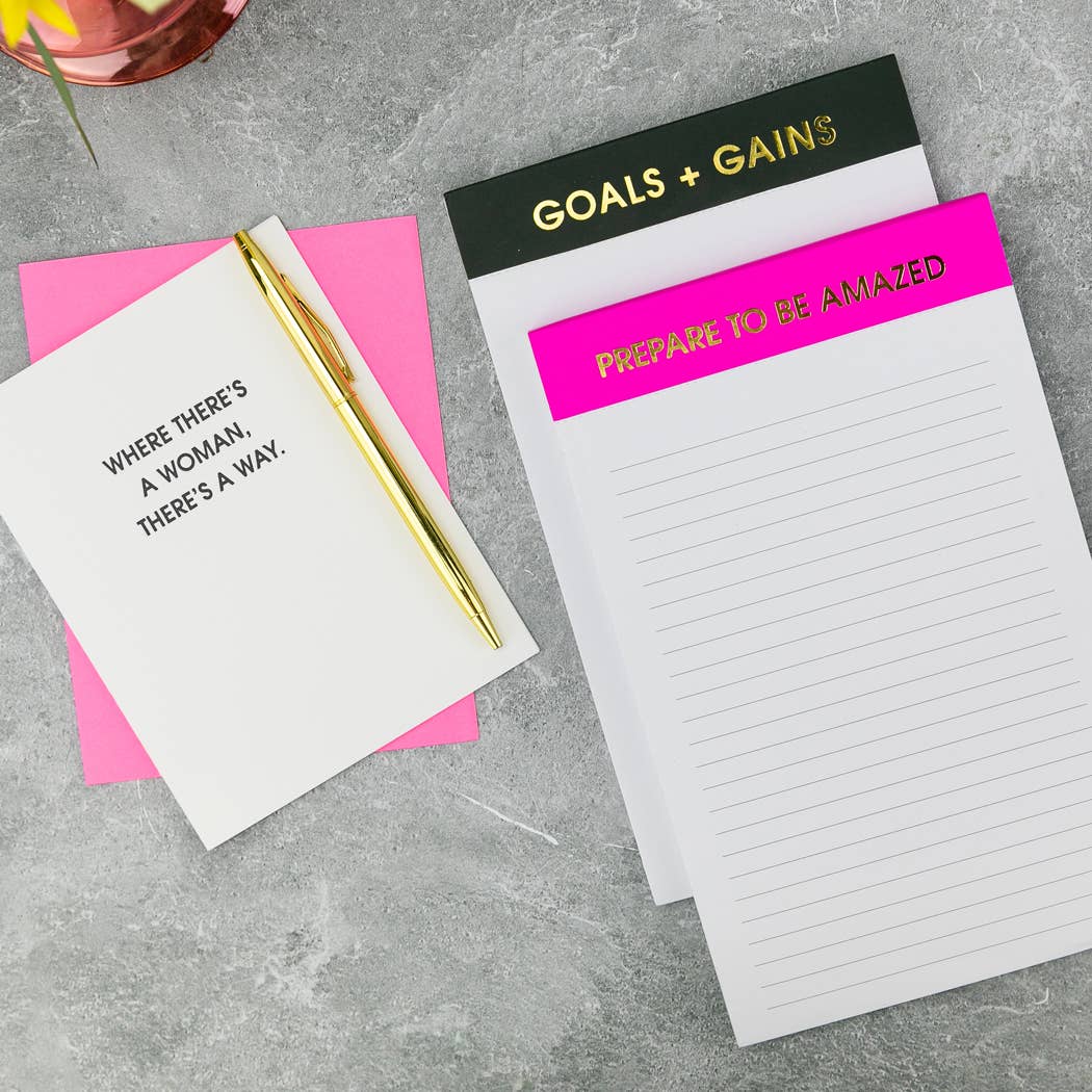 Prepare to Be Amazed Lined Notepad