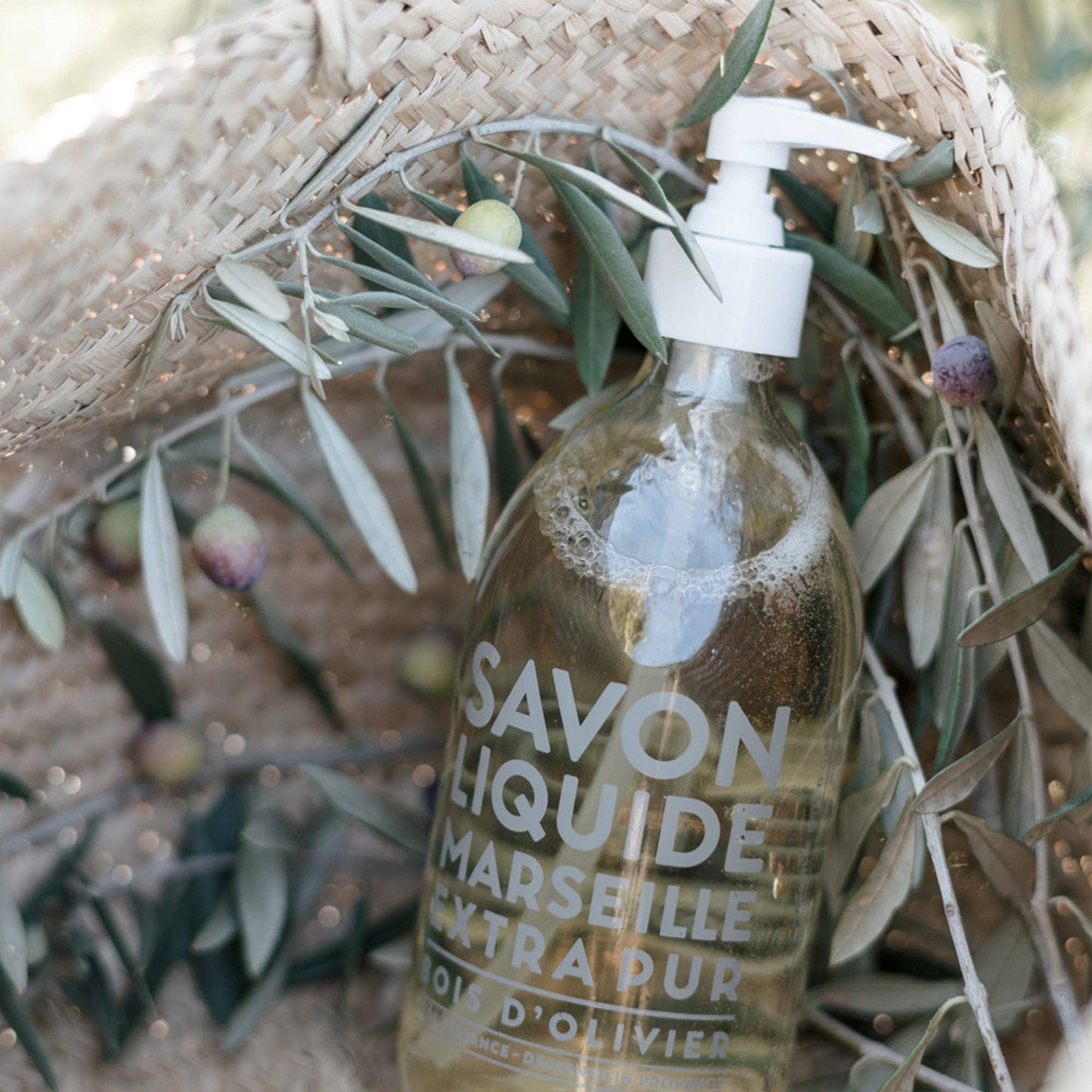 Olive Wood Liquid Marseille Soap 16.7oz