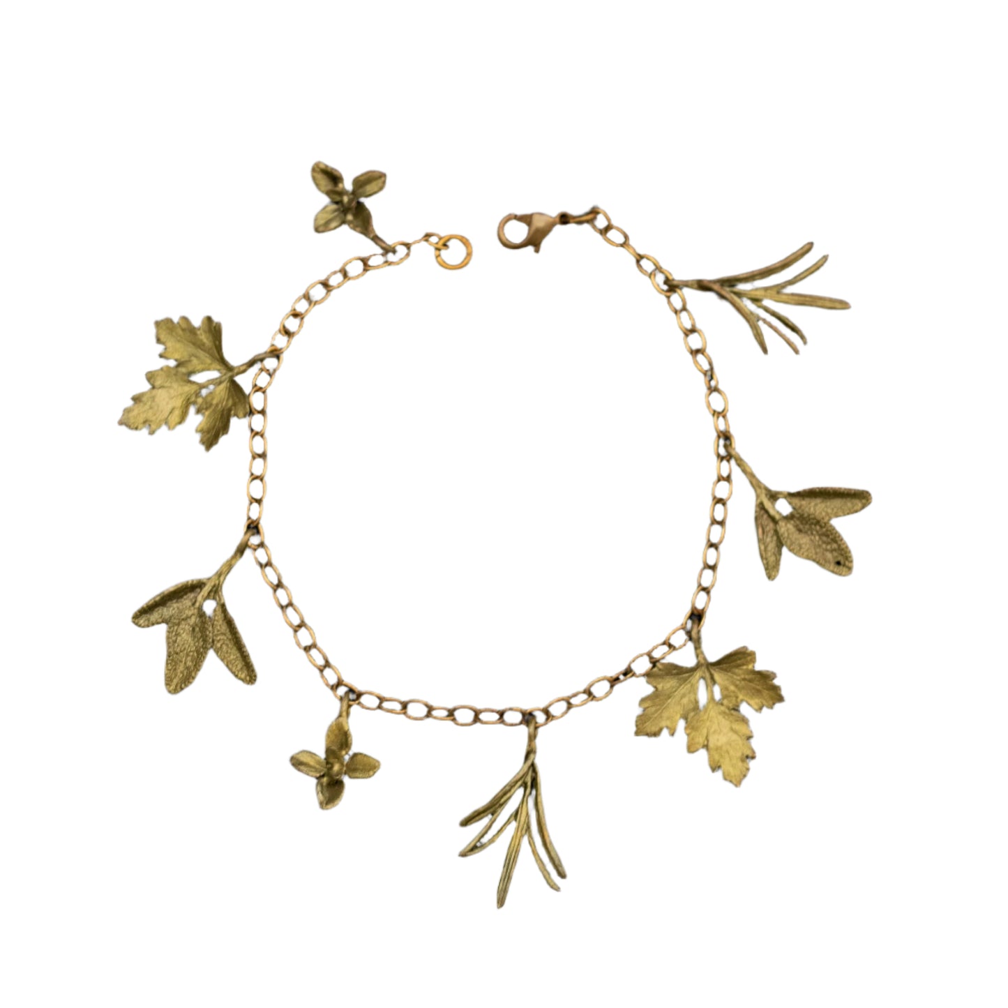 Petite Herb Charm Bracelet