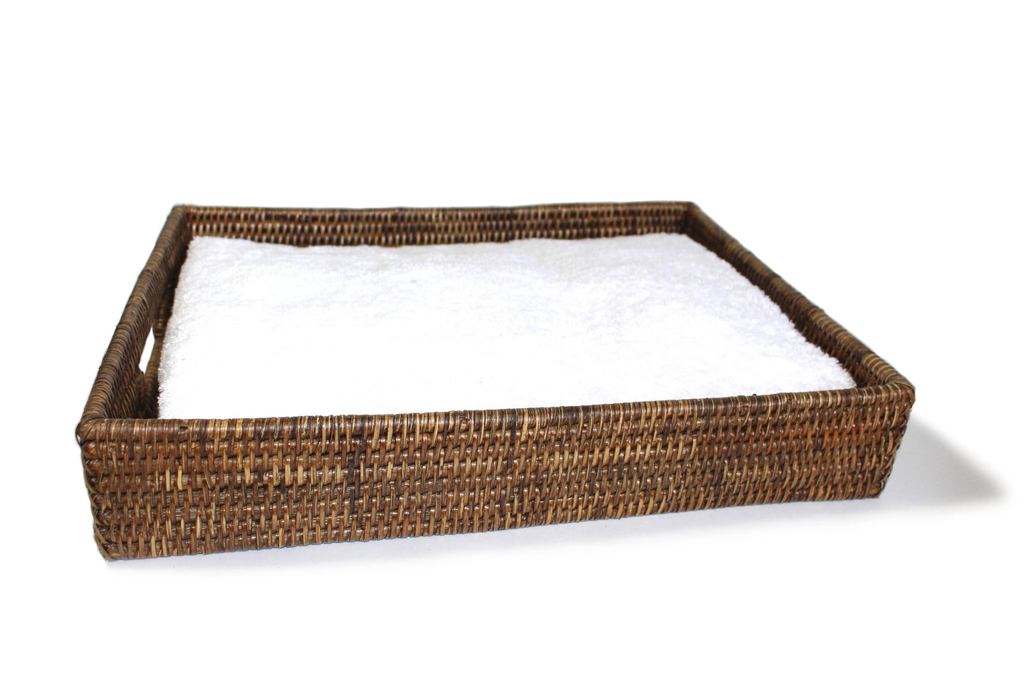 Rectangular  Tray - Antique Brown
