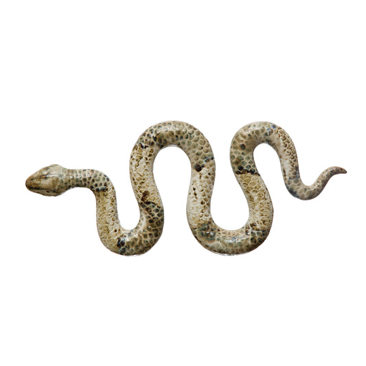Stoneware Snake, Reactive Glaze, Multi Color (Each One Will Vary)