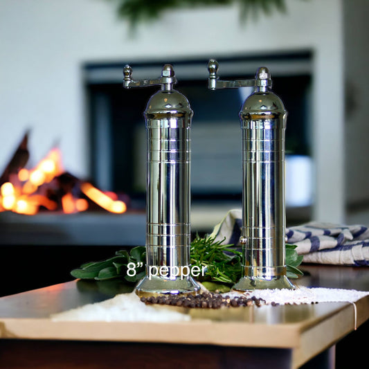 Chrome 8" Pepper Grinder