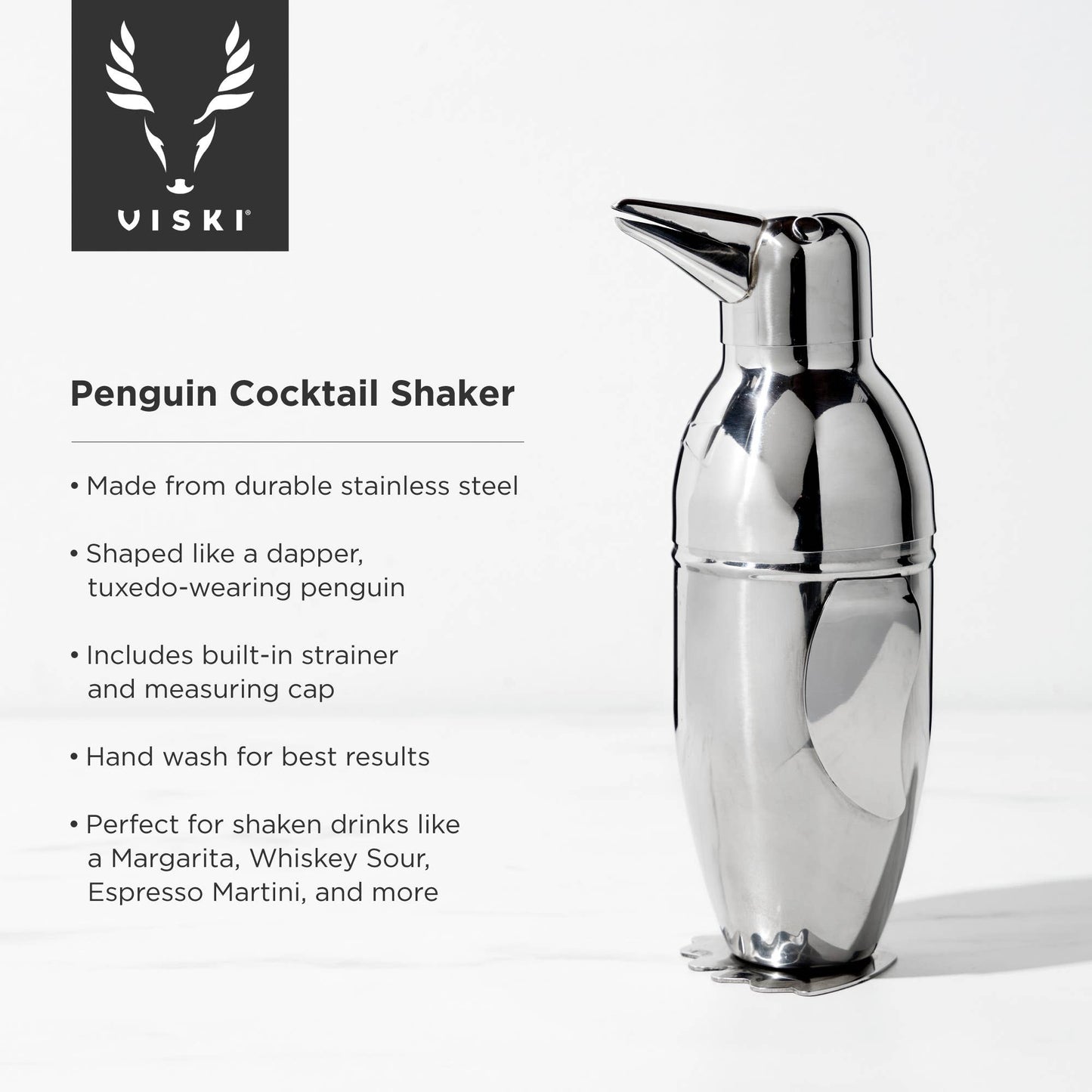 Penguin Cocktail Shaker