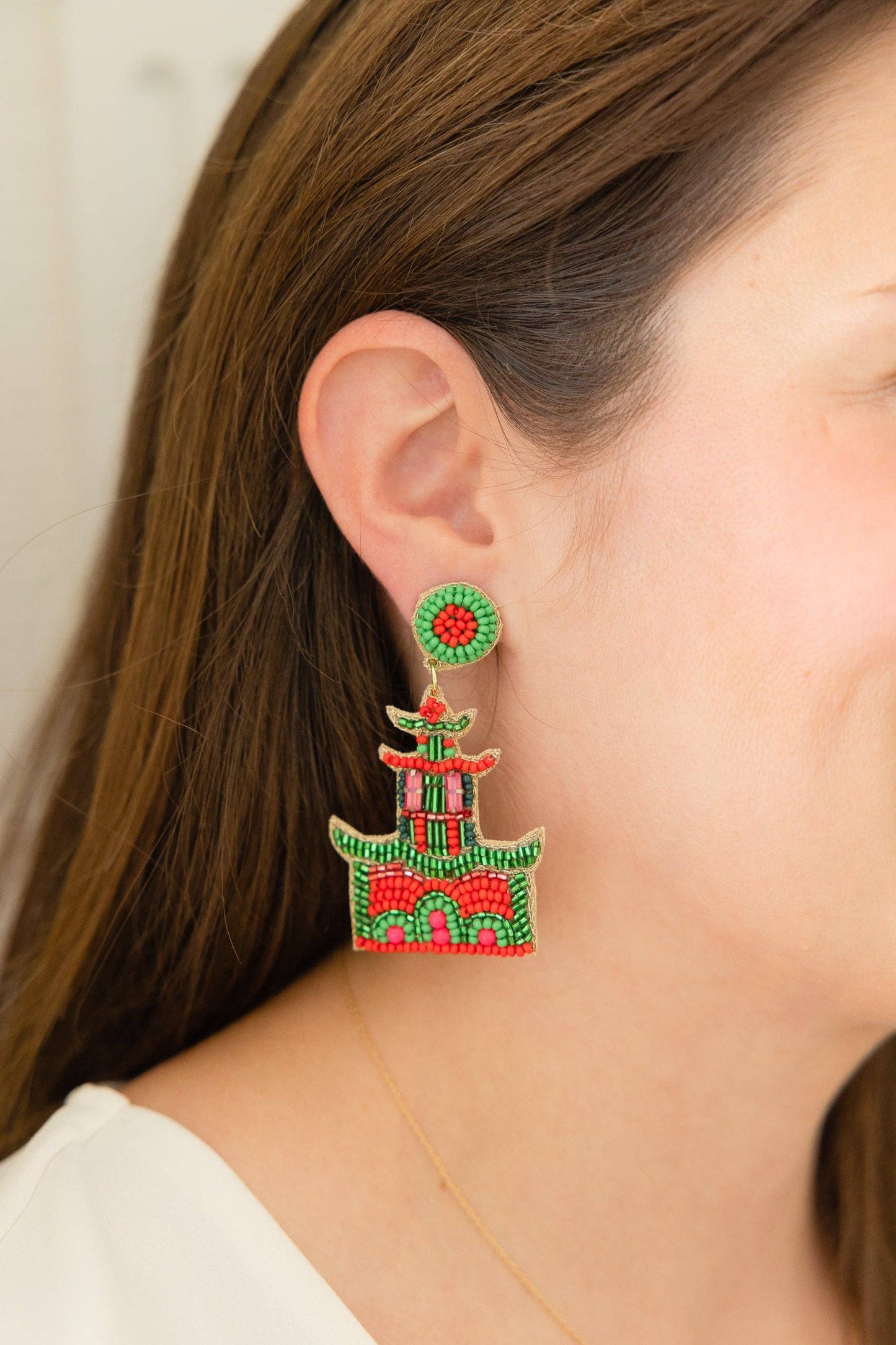 Festive Pagoda Earrings