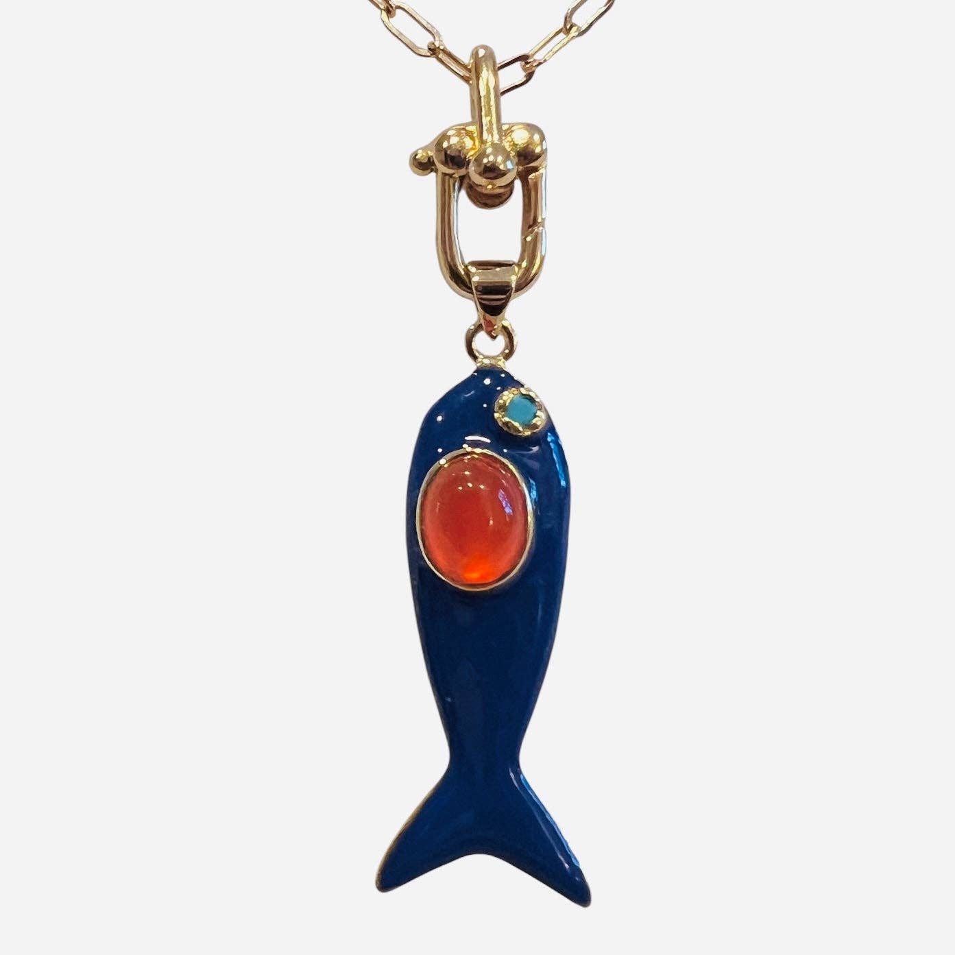 Go Fish Pendant Necklace