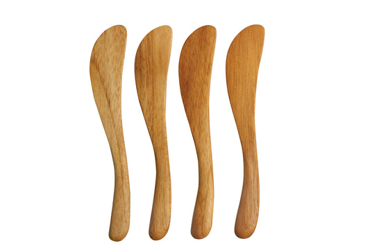 Iviss Teak Mini Spreaders, Set of 4