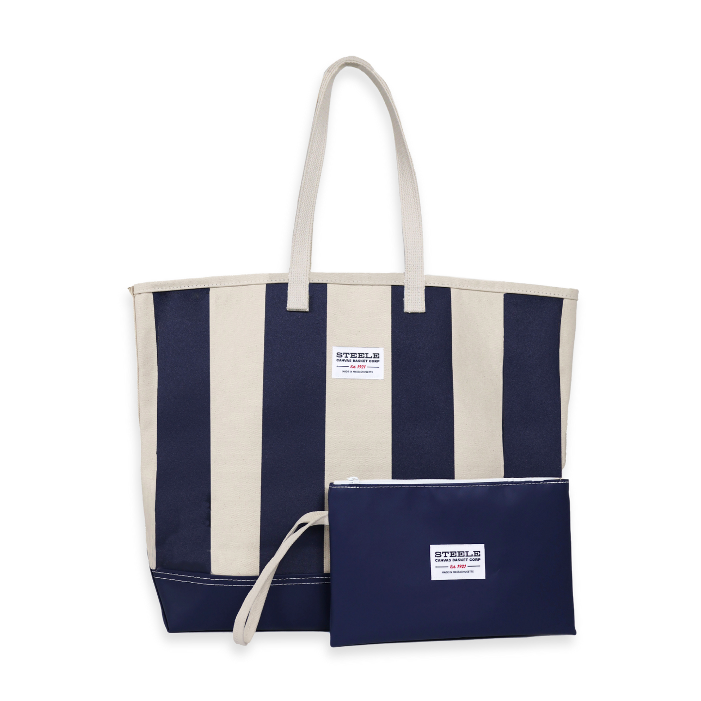 Striped Tote Set