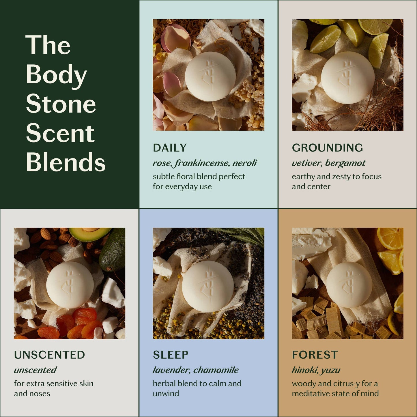 Daily Stone | Deep Moisturizing Lotion Bar: Refill (3.5 oz)
