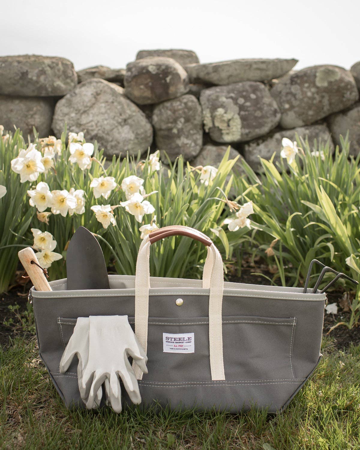 Olive Green Garden Tote