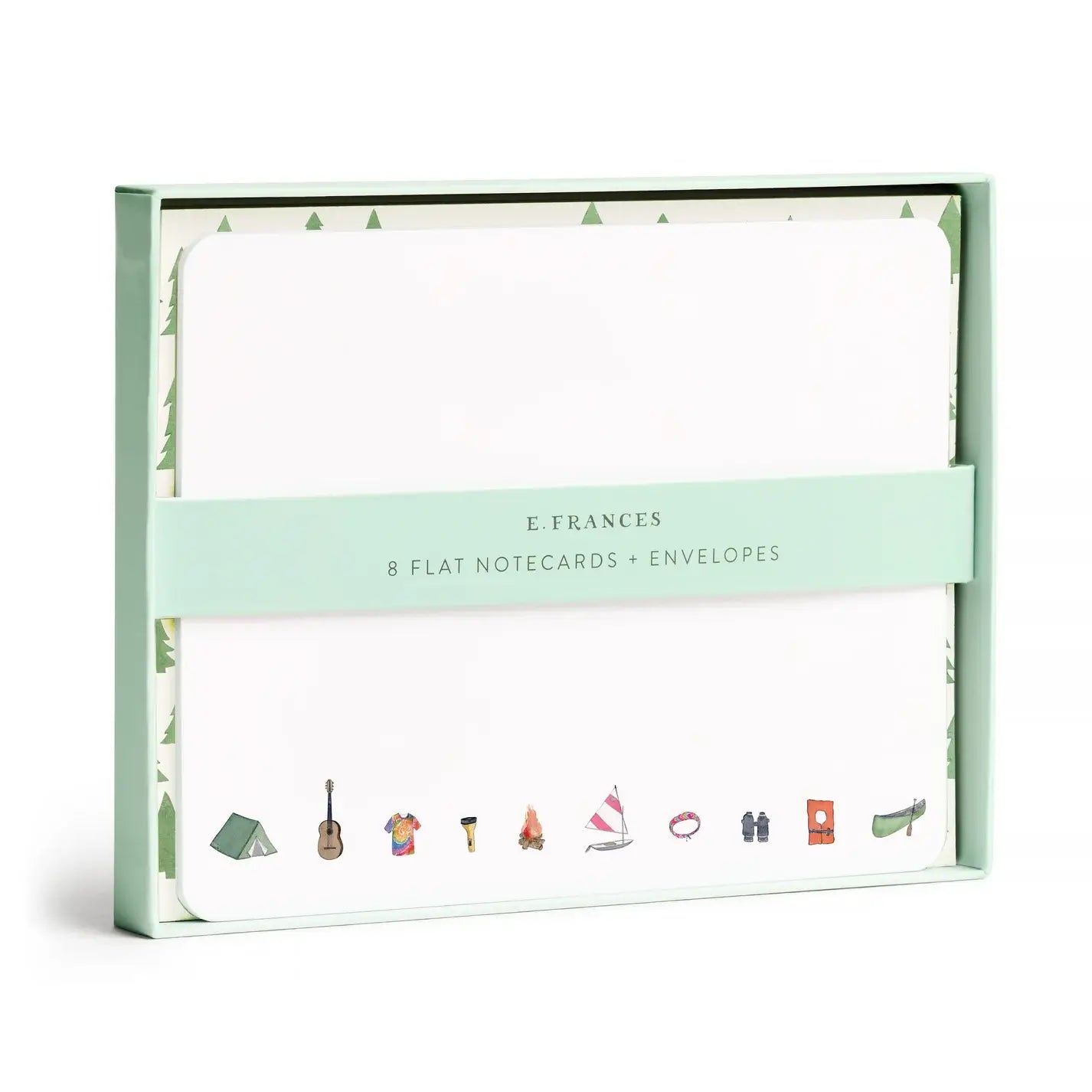 Camp Flat Notes ( Boxed Set of 8) | Kids Stationery