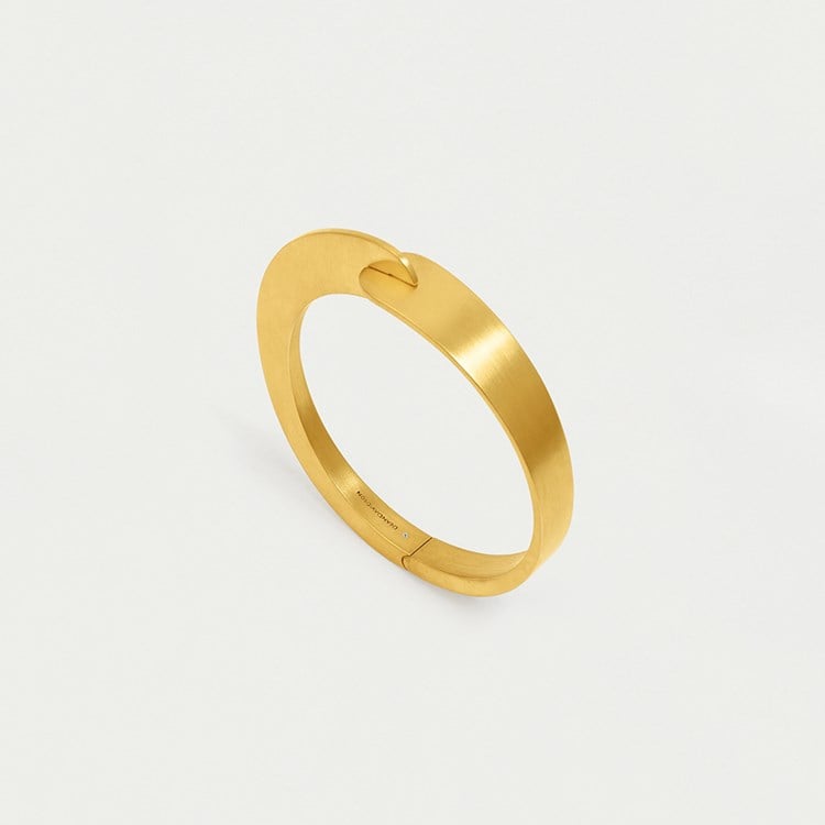 Crosby Hinged Bangle - Gold
