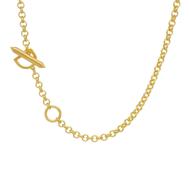 5Mm Rolo Chain Necklace - Gold