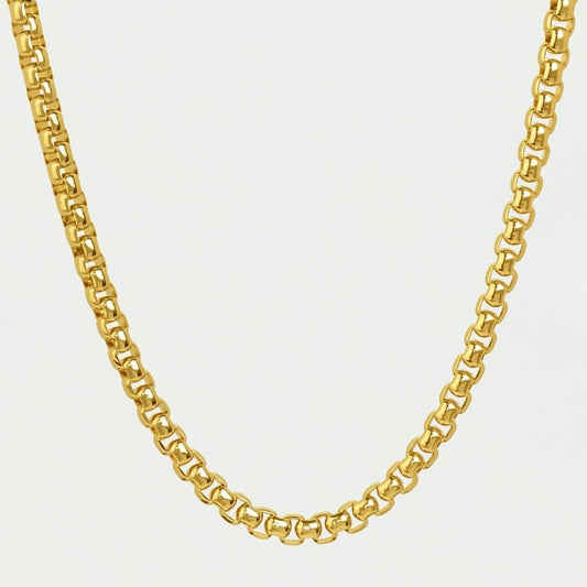Large Tokyo Chain Necklace - Gold - Metal