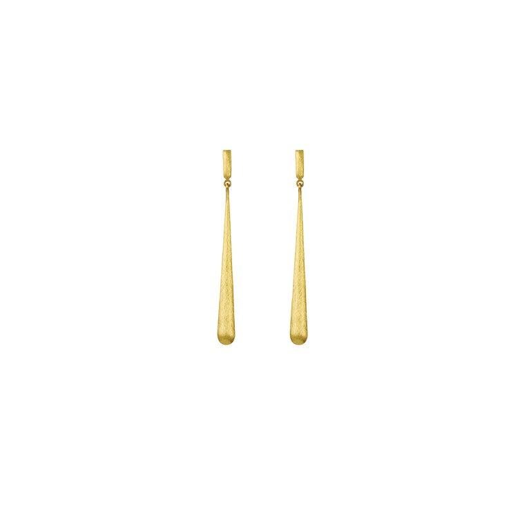 Plain Reign Earrings - Gold