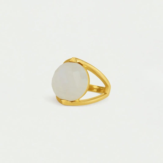 Galleria Ring - Gold/Moonstone - Size 6