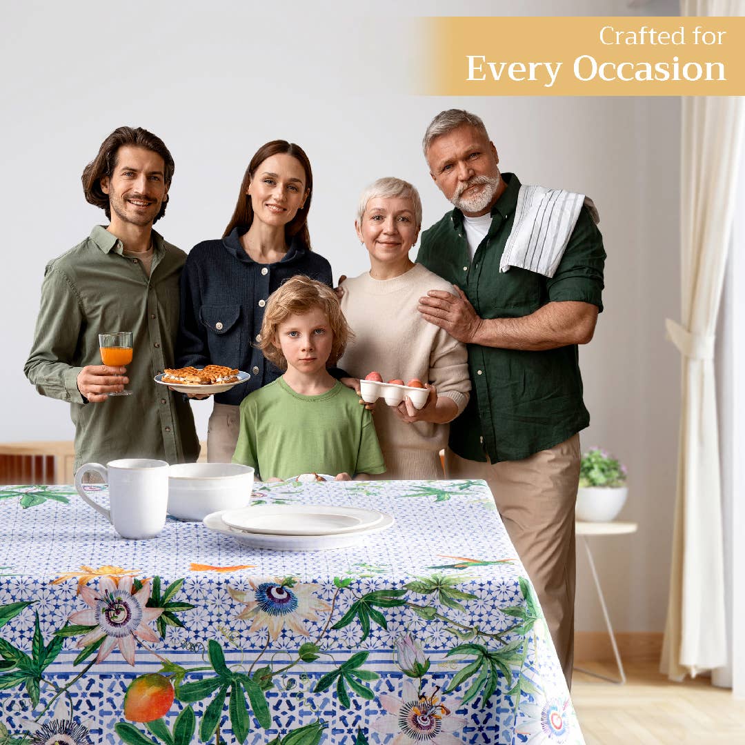 Cotton Tablecloth - Passiflora