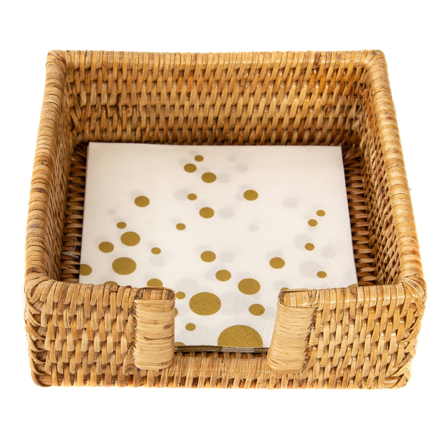 Cocktail Napkin Holder with Cutout – Tabletop Organizer
