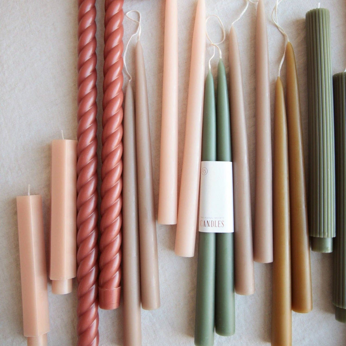 18" Fancy Taper Candles