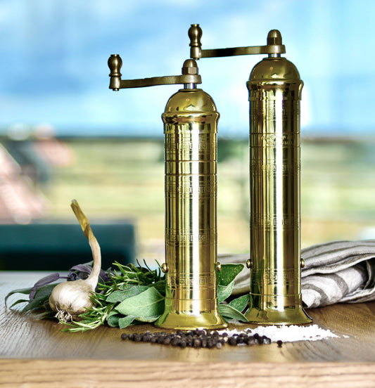 Brass 8" Salt Grinder