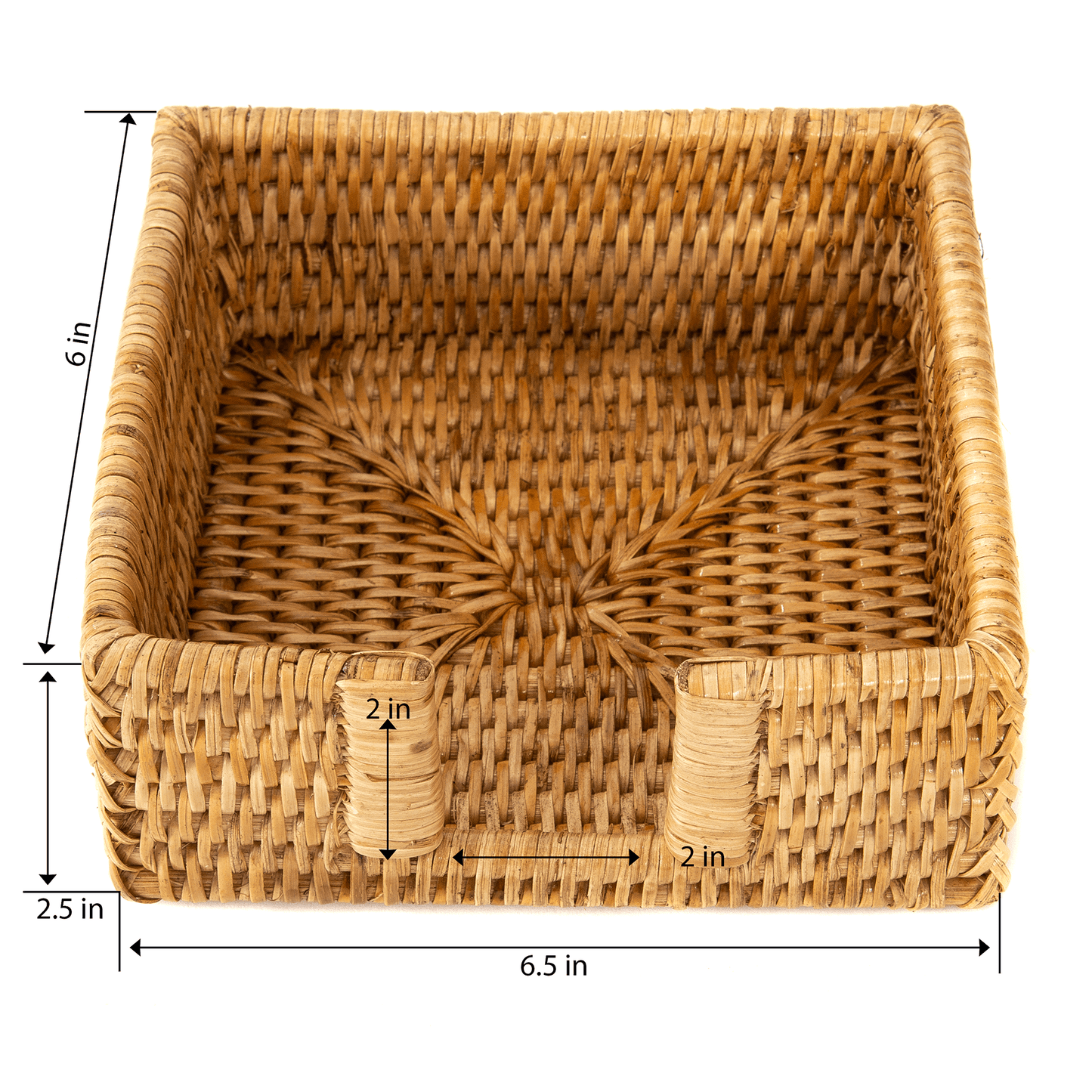 Cocktail Napkin Holder with Cutout – Tabletop Organizer
