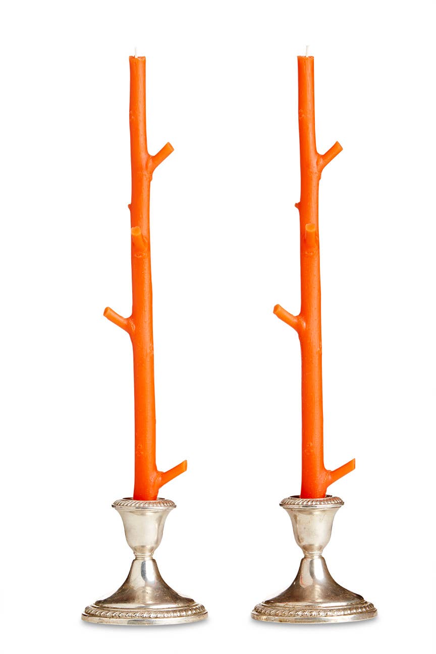 Stick Candles Maple, Set of 2