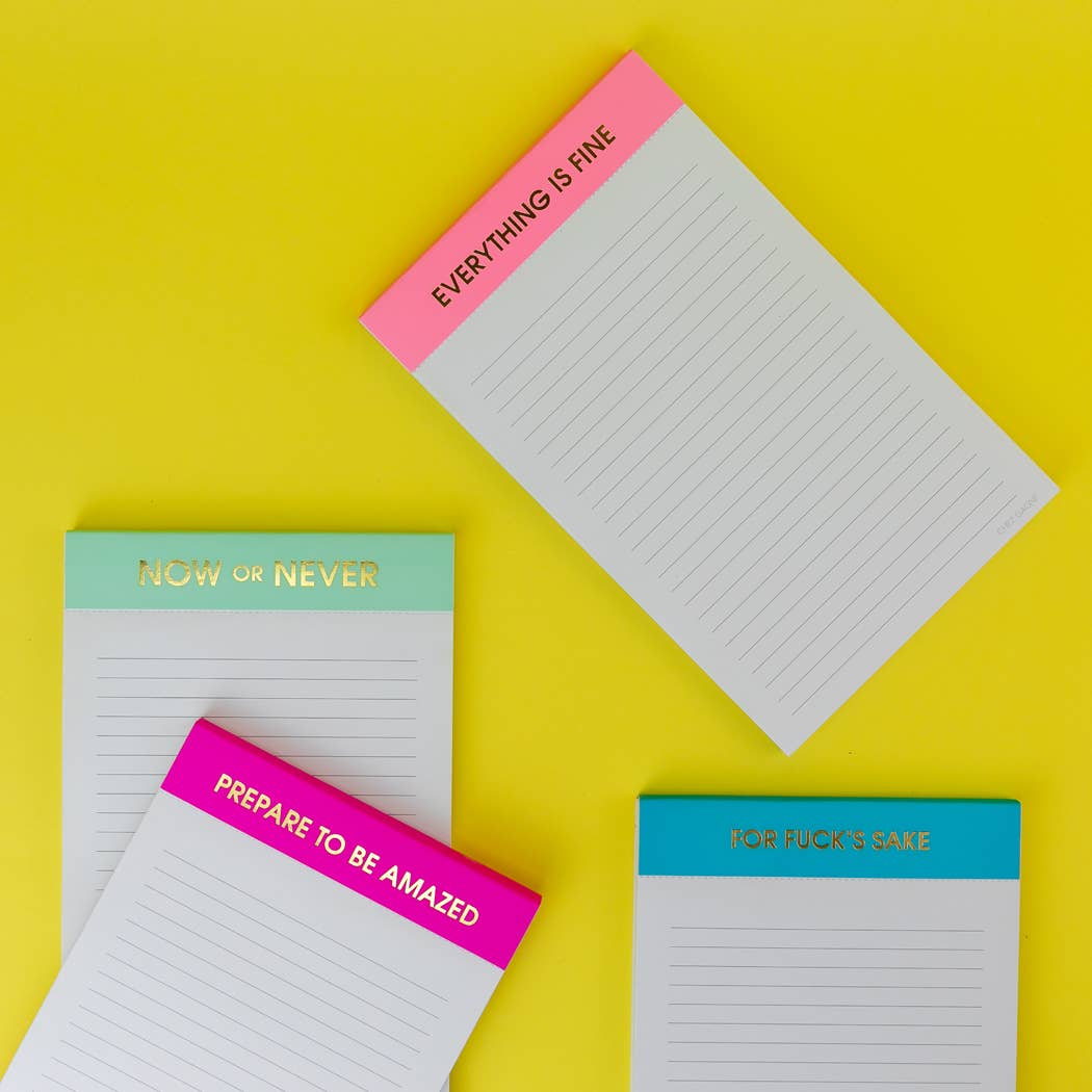 Prepare to Be Amazed Lined Notepad
