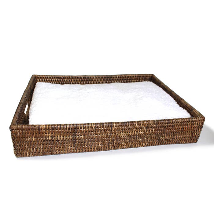 Rectangular  Tray - Antique Brown