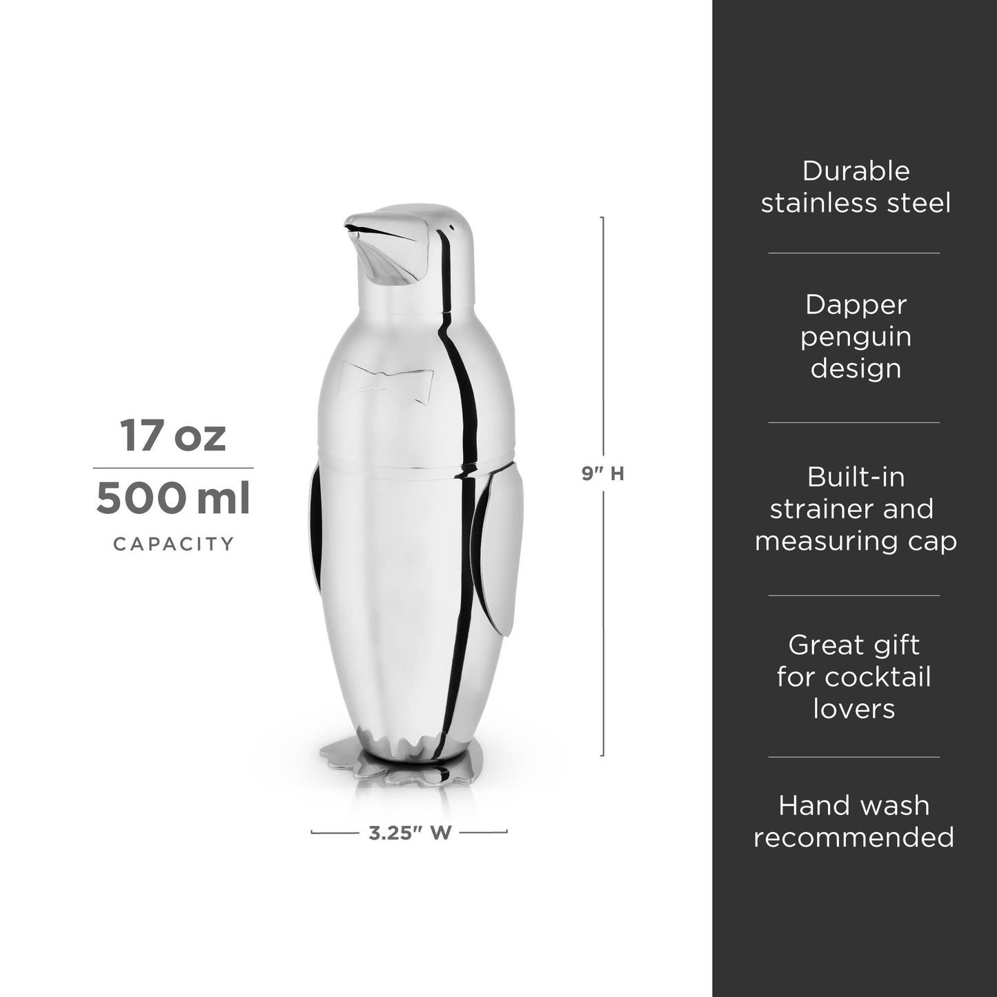 Penguin Cocktail Shaker