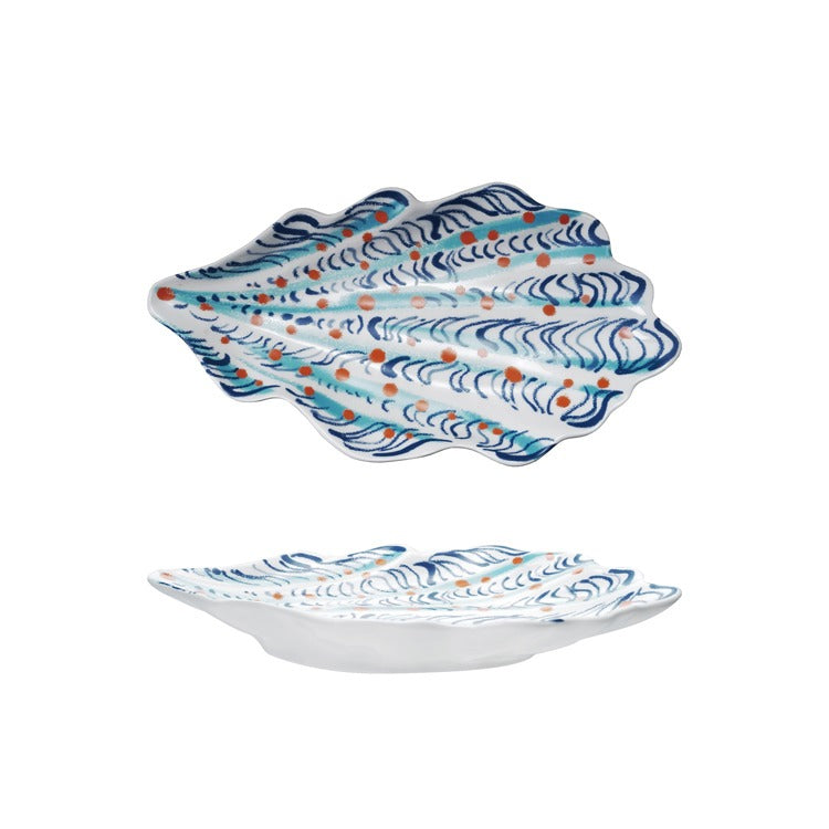 6"W x 11-1/2"H Decorative Ceramic Shell