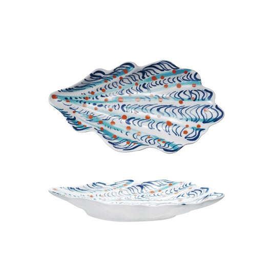 6"W x 11-1/2"H Decorative Ceramic Shell