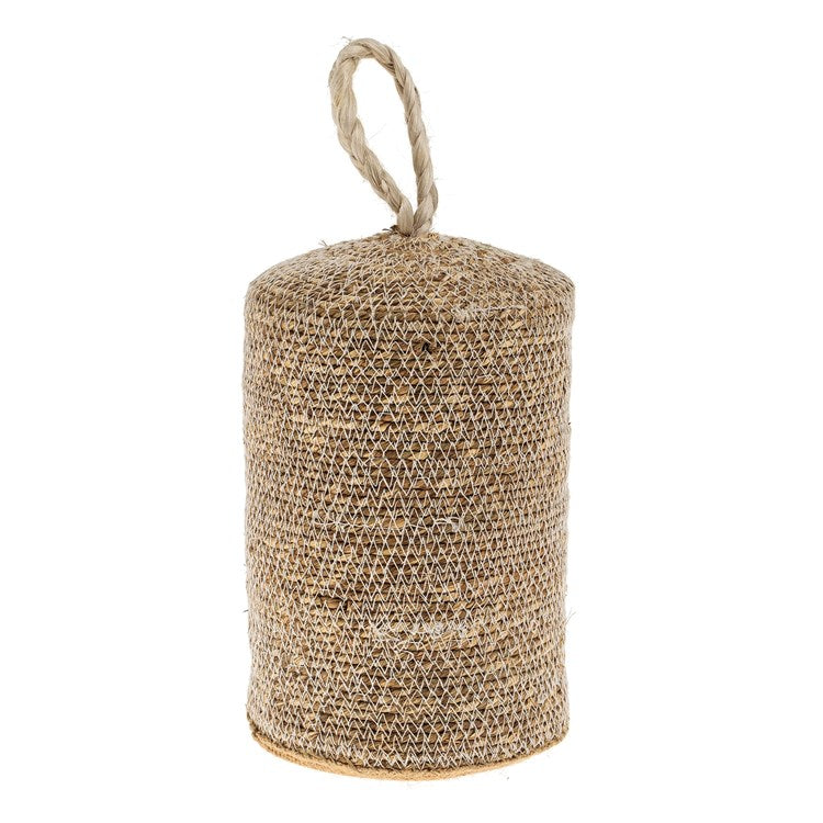 Sedona Seagrass Doorstop, White