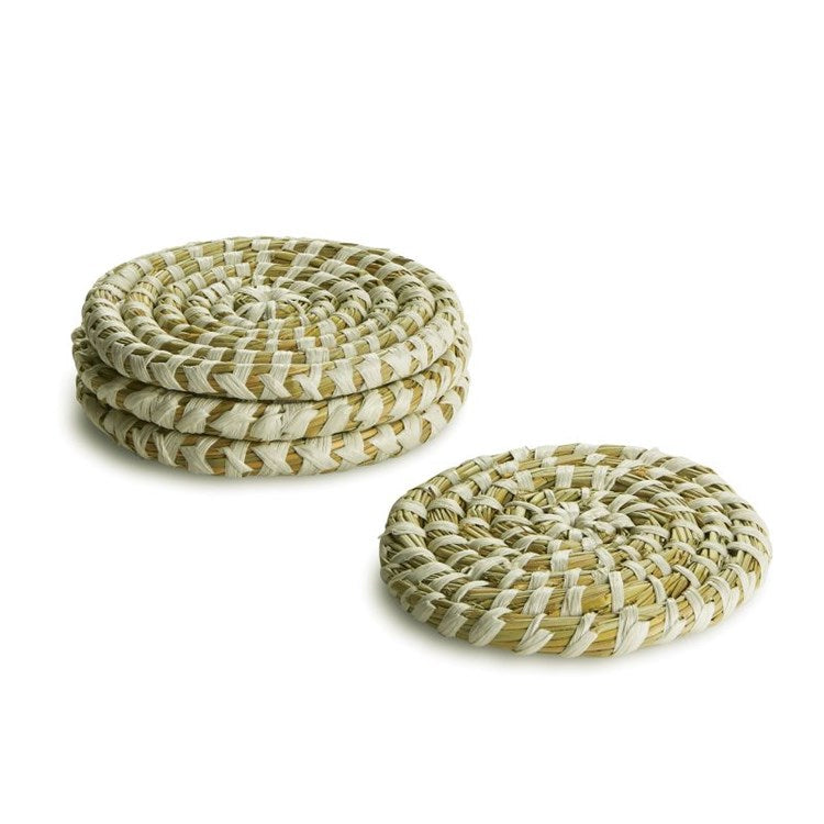 Rivergrass Coasters, Set of 4