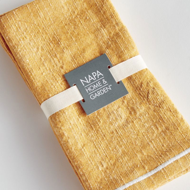 SAFFRON NAPKINS, SET OF 4